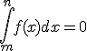 3$ \int_m^n f(x)dx = 0